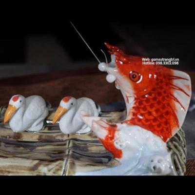TƯỢNG SỨ THỦ CÔNG LÃO NGƯ CÂU CÁ